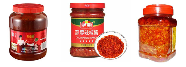 蒜蓉辣椒醬灌裝機生產(chǎn)廠家樣品圖